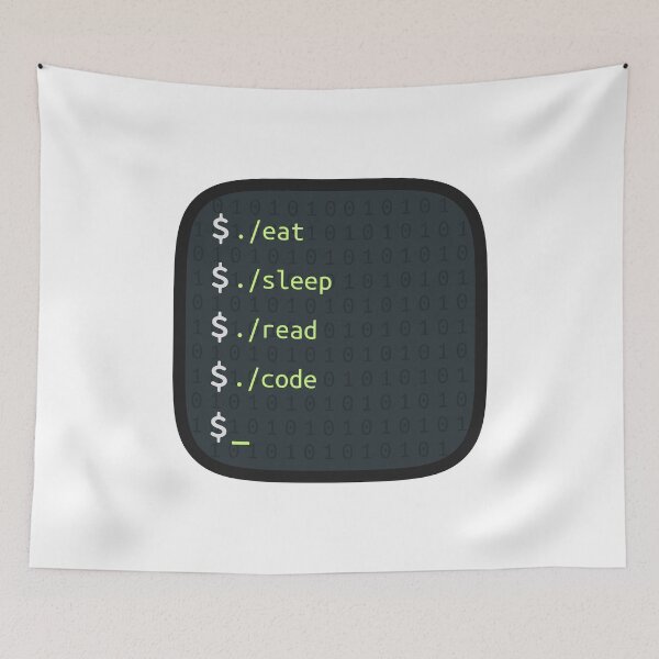 Item preview, Eat, Sleep, Read, Code - Terminal designed and sold by Mechashadow.
