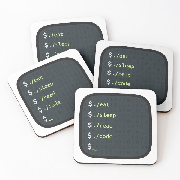 Item preview, Eat, Sleep, Read, Code - Terminal designed and sold by Mechashadow.