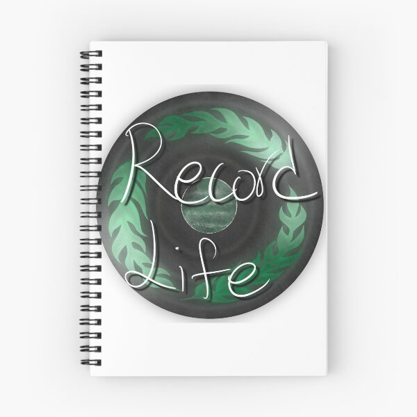 Item preview, Record Life designed and sold by BookwormSticker.