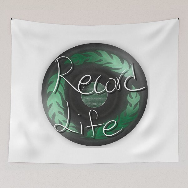 Item preview, Record Life designed and sold by BookwormSticker.