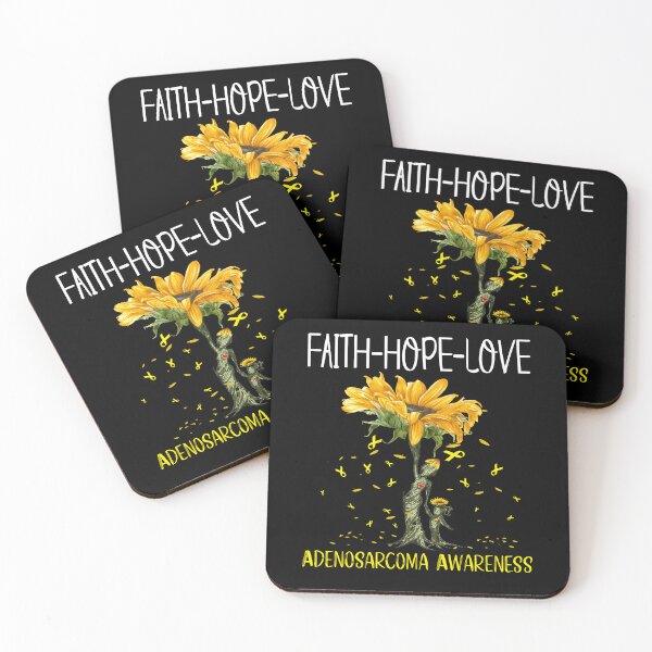 Item preview, Adenosarcoma Awareness - Sunflower Faith Hope Love designed and sold by Hilten.