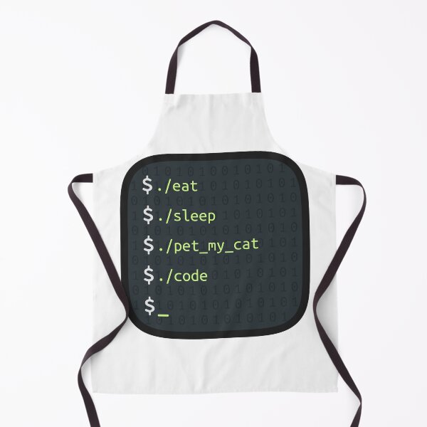 Item preview, Eat, Sleep, Pet My Cat, Code - Terminal designed and sold by Mechashadow.