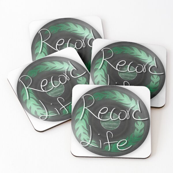 Item preview, Record Life designed and sold by BookwormSticker.