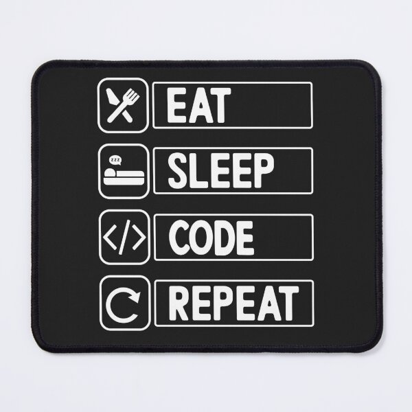 Item preview, Eat Sleep Code Repeat Funny Programming Coding Gift  designed and sold by Nepaz-Designs.
