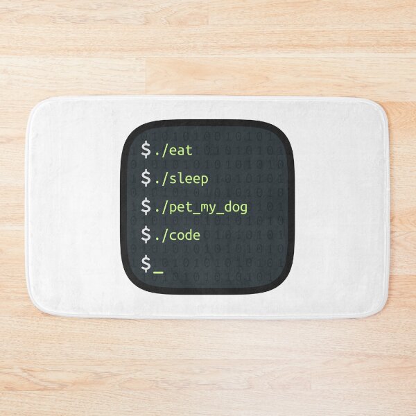 Item preview, Eat, Sleep, Pet My Dog, Code - Terminal designed and sold by Mechashadow.