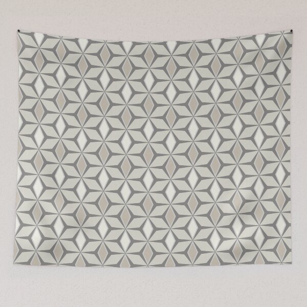 Item preview, Demantur, Mid Mod Retro Diamond Geometric Patterns - Retro Color Scheme designed and sold by BesanoStyle.