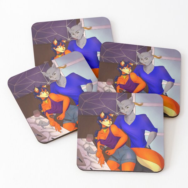 Item preview, Sly Cooper and Carmelita Fox fanart designed and sold by Desiree Goulden.