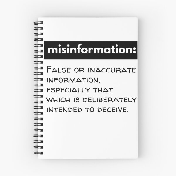 Item preview, Misinformation design designed and sold by ShakingTrees.