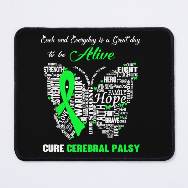 Item preview, Butterfly Ribbon Cure Cerebral Palsy Awareness designed and sold by Tadmab.