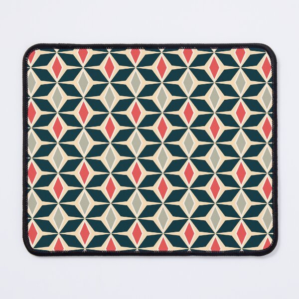 Item preview, Demantur, Mid Mod Retro Diamond Geometric Patterns - Retro Color Scheme designed and sold by BesanoStyle.