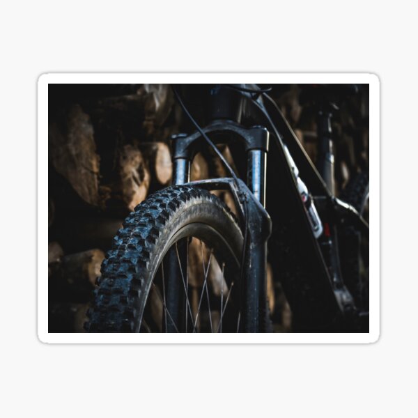 fat tyres, hard steel Sticker