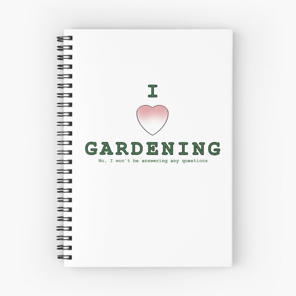 Item preview, I love gardening. No questions.  designed and sold by filledesang.