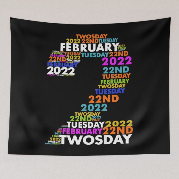 Item preview, february 2nd 2022 - 2-22-22 happy twosday 2022 22222  designed and sold by MatthewAlstair.