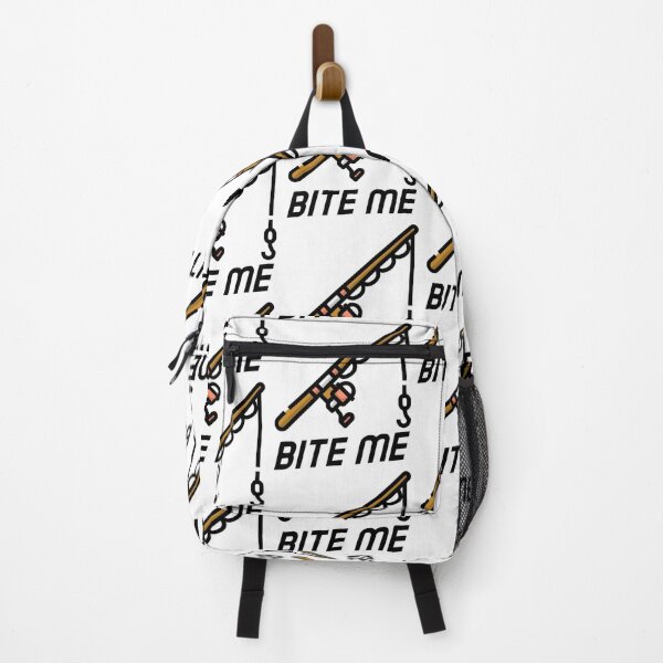 Vista previa del artículo con la obra «Fishing Bite Me - Sudadera sarcástica divertida con anzuelo de cebo», diseñado y vendido por MatthewAlstair.