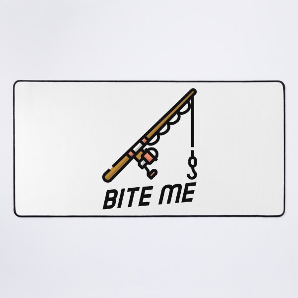 Item preview, Fishing Bite Me - Baiting Hook Funny Sarcastic Sweatshirt designed and sold by MatthewAlstair.