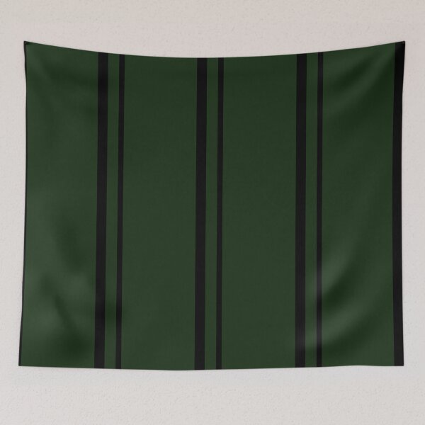 Item preview, black traits on green background - Patterns designed and sold by Foriart.