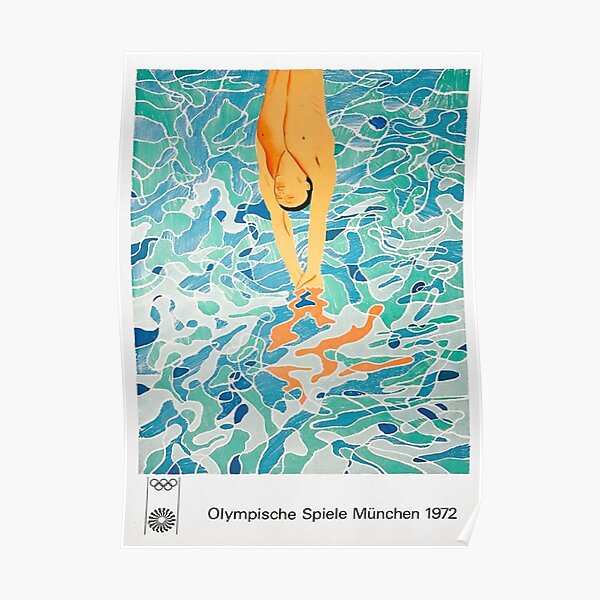 David Hockney 1972 Poster