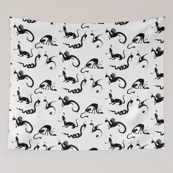 Item preview, Grotesque Dragon Blackwork Sticker Pack 1 Recreation from Esaias von Hulsen - Met Museum designed and sold by Grepthor.