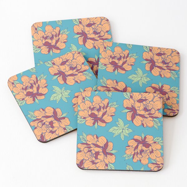 Item preview, Party of peonies  designed and sold by mak-hamlet.