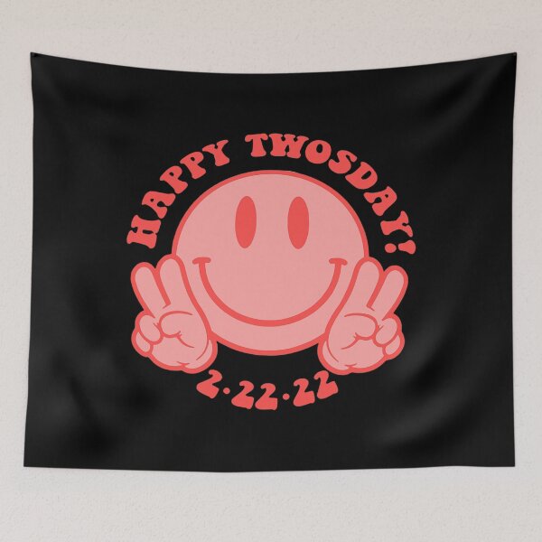 Item preview, happy twosday tuesday feb 22nd 2022 smile face  designed and sold by MatthewAlstair.