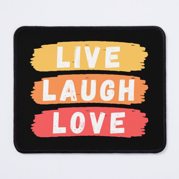 Item preview, Live Laugh Love - Short Motivational Sayings | Colorful Retro Love Typography designed and sold by Delandor.