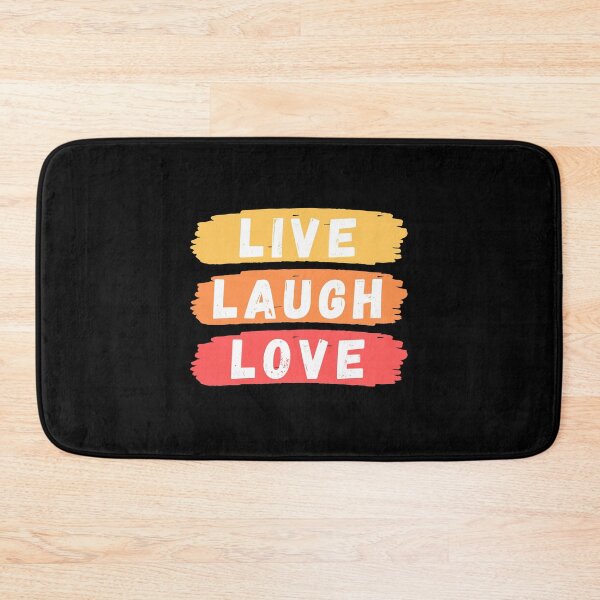 Item preview, Live Laugh Love - Short Motivational Sayings | Colorful Retro Love Typography designed and sold by Delandor.
