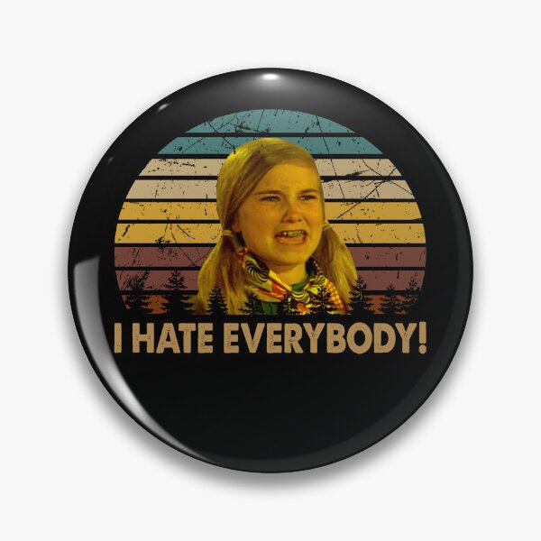 Item preview, I hate everybody girl children poster designed and sold by nhatmanh3677.