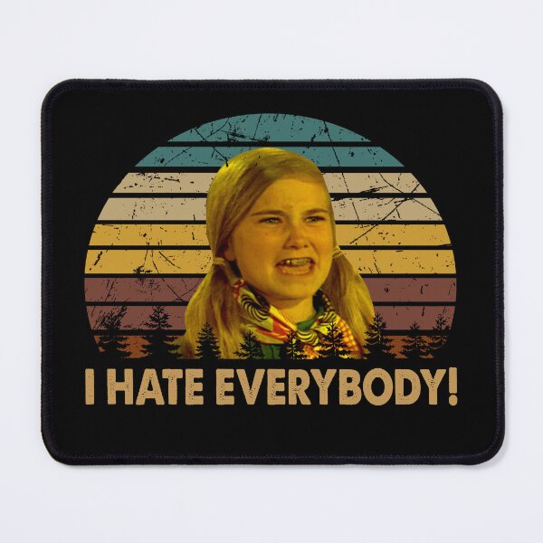 Item preview, I hate everybody girl children poster designed and sold by nhatmanh3677.