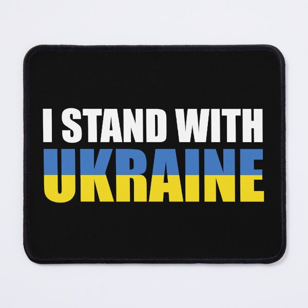 Item preview, I Stand With Ukraine designed and sold by Cat Lady Designs.