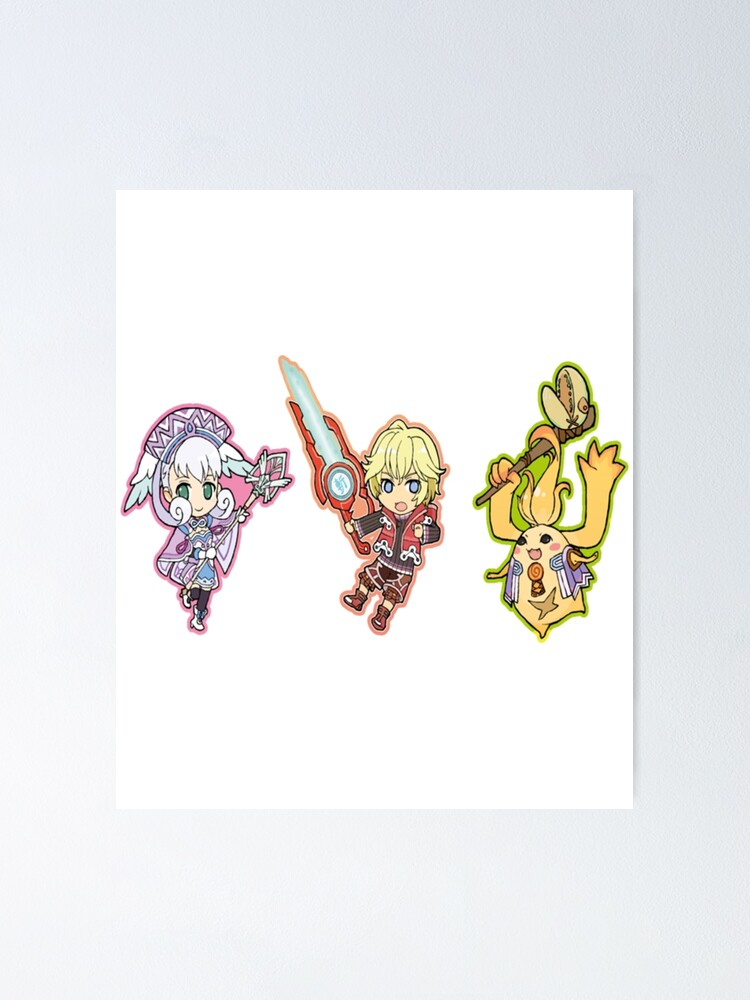 "Gaming gift ideas Xenoblade Chronicles Shulk Design " Poster by