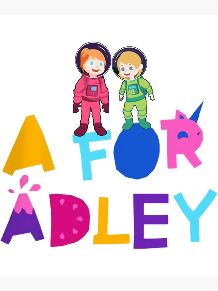 "a for adley " Poster for Sale by CandyBowsuk Redbubble