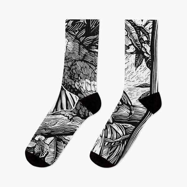 Item preview, Parrots Design BW designed and sold by MatildaWatson.