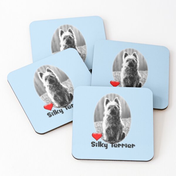 Item preview, Australian Silky Terrier - Love Heart designed and sold by S Quinn.