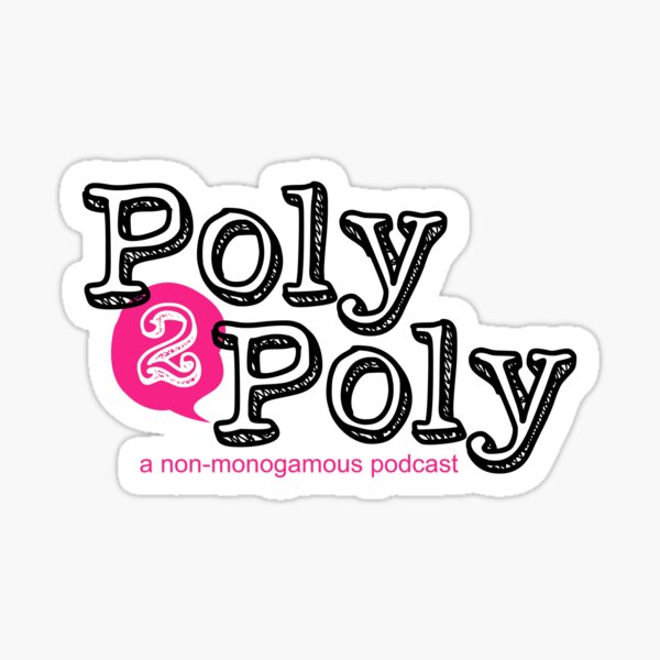 Poly 2 Poly Logo Sticker