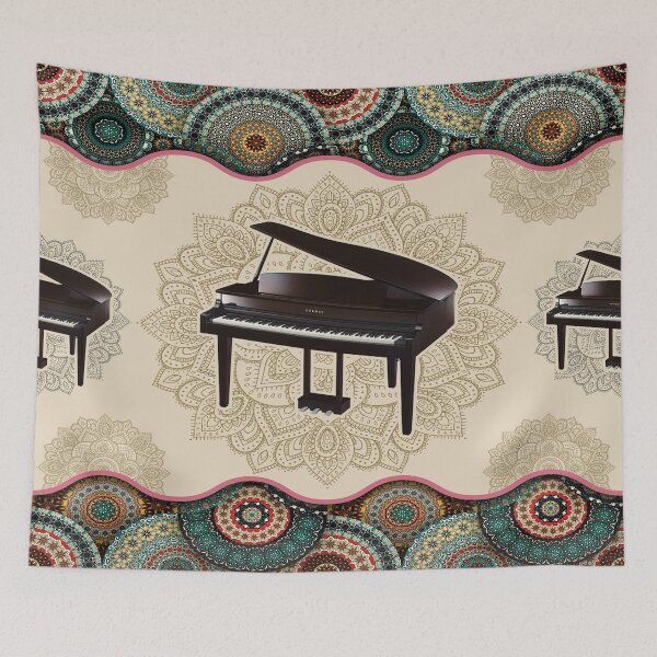 Item preview, Piano Vintage Mandala designed and sold by MatildaWatson.
