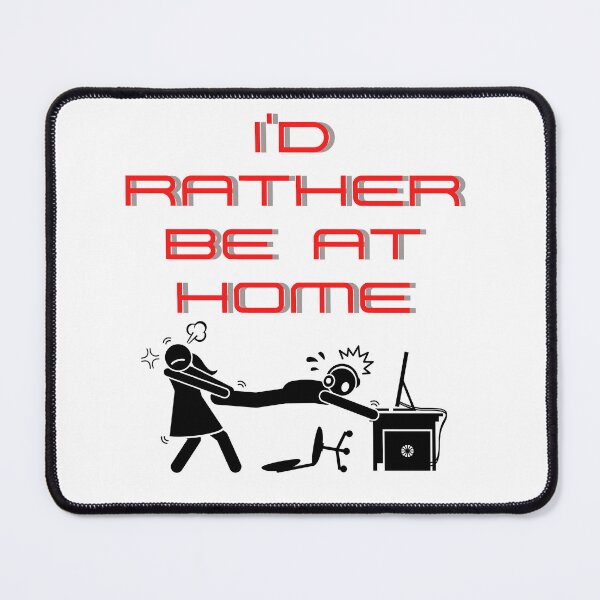 Item preview, I'd Rather Be at Home Red Letter Edition designed and sold by JennBBDesigns.
