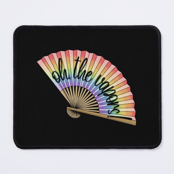 Item preview, oh the vapors! folding fan designed and sold by spottedhound.