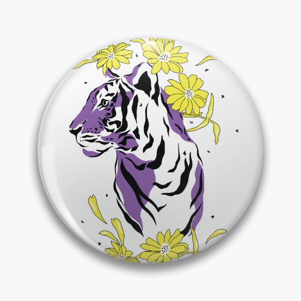 Item preview, Subtle Nonbinary Pride Colors Year of the Tiger Design designed and sold by MoniqueNelson.