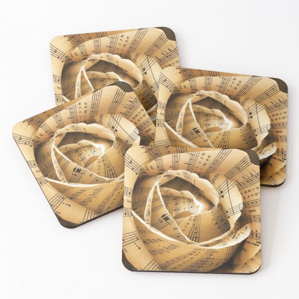 Item preview, Rose flower paper Muisc designed and sold by MatildaWatson.