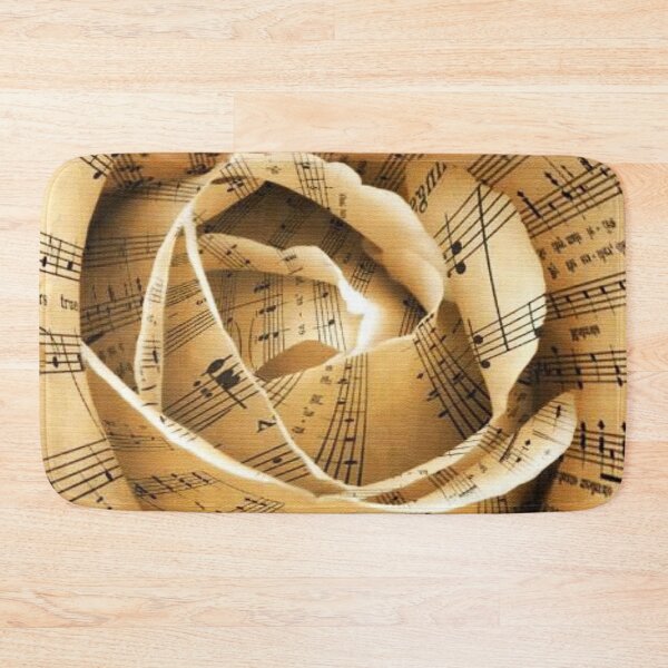 Item preview, Rose flower paper Muisc designed and sold by MatildaWatson.