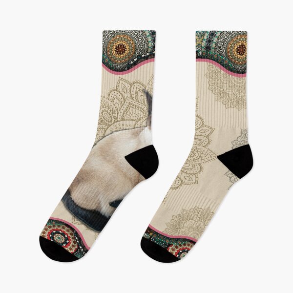 Item preview, Siamese cat Vintage Mandala designed and sold by MatildaWatson.