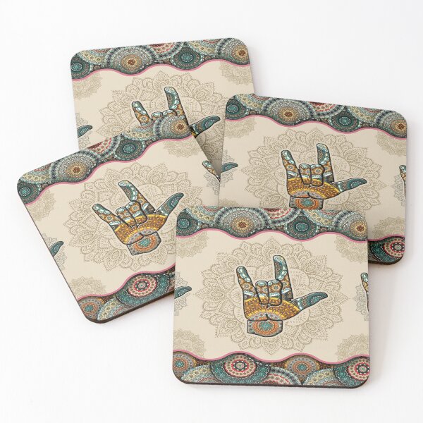 Item preview, Sign Language Vintage Mandala designed and sold by MatildaWatson.