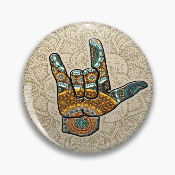 Item preview, Sign Language Vintage Mandala designed and sold by MatildaWatson.