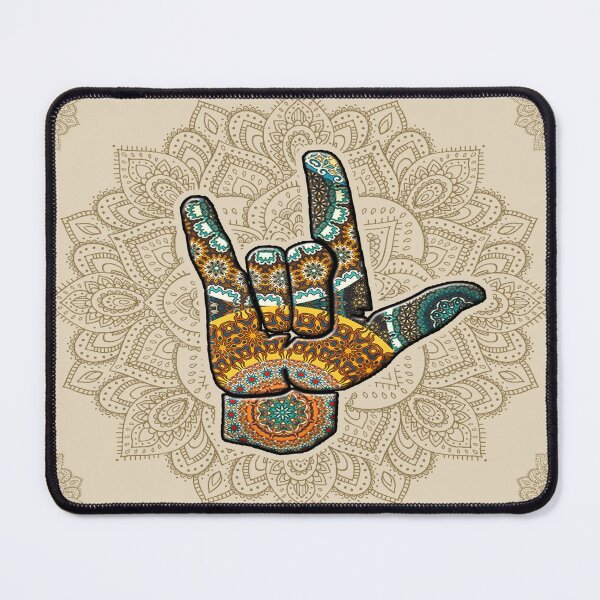 Item preview, Sign Language Vintage Mandala designed and sold by MatildaWatson.