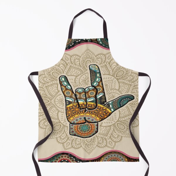 Item preview, Sign Language Vintage Mandala designed and sold by MatildaWatson.
