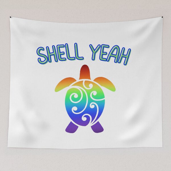 Item preview, Shell Yeah Turtle designed and sold by FlippinTurtles.