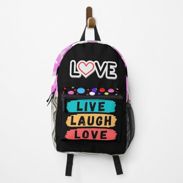 Item preview, Live Laugh Love - Short Motivational Phrases | Colorful Retro Love Typography designed and sold by Delandor.