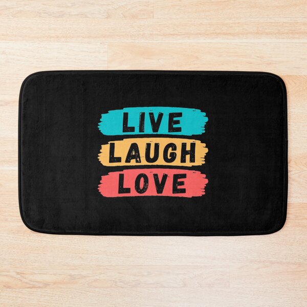 Item preview, Live Laugh Love - Short Motivational Phrases | Colorful Retro Love Typography designed and sold by Delandor.