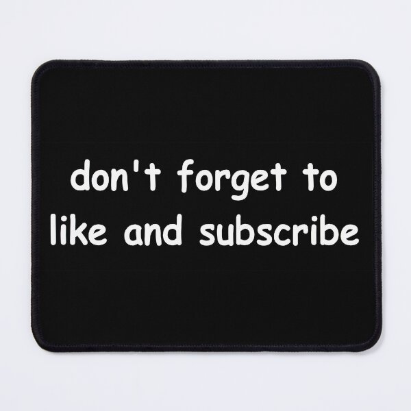 Item preview, don't forget to like and subscribe bumper sticker designed and sold by cwileyyy.