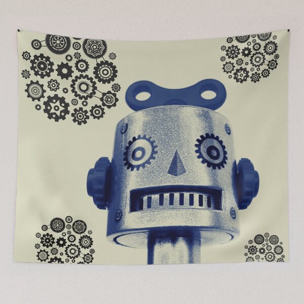 Item preview, CHECKING IN WITH MY FAVORITE ROBOT designed and sold by Swooncake Press.